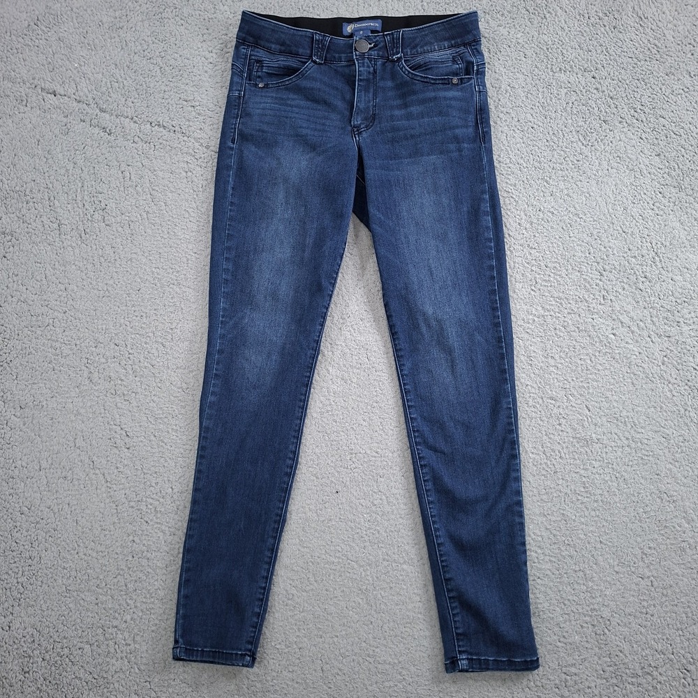 Democracy Womens 8 Blue Skinny Ab solution Mid Rise Jeans B1105F9AY